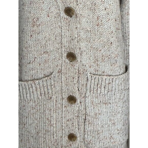 Point Sur J.Crew V-Neck Button Up Long Sleeve Cardigan Pockets Women's XXS - Picture 6 of 11